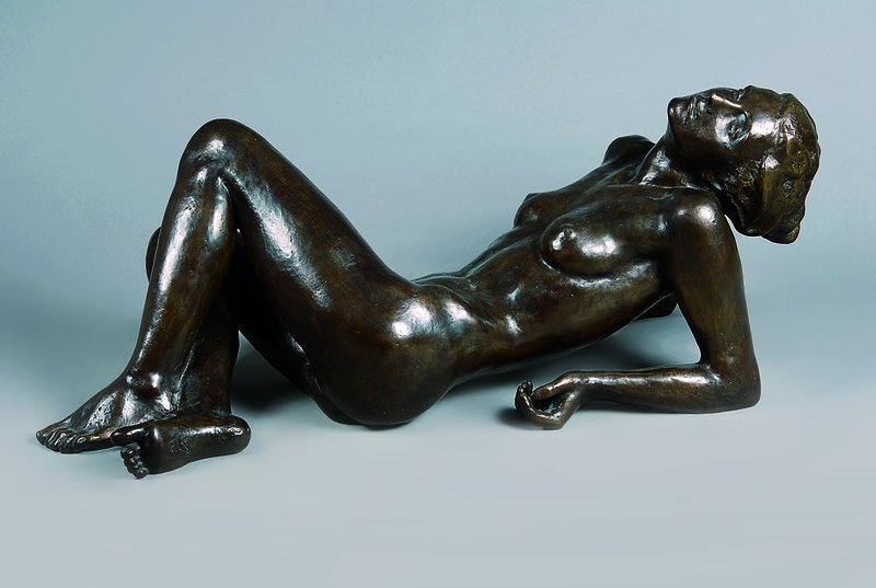 Fritz Klimsch, 1870-1960, "Sommertag", Bronzefigur, auf der rechten Fußsohle monogrammiert FK und Gießerstempel H. Noack Berlin, WVZ ...