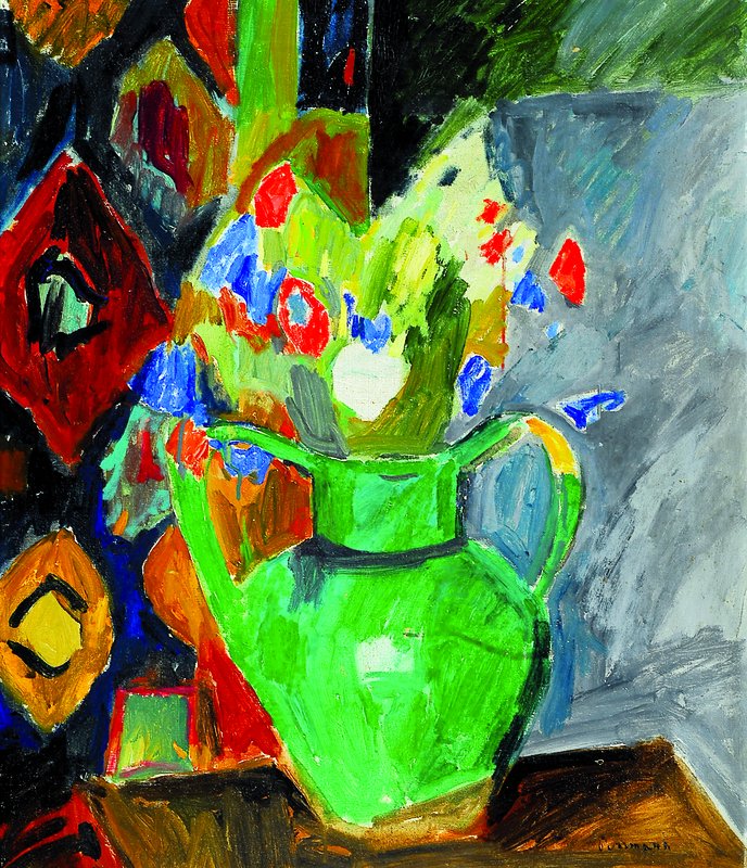 Hans Purrmann, 1880 Speyer-1966 Basel, studierte an der Kunstgewerbeschule in Karlsruhe, 1897 Studium der an der Akademie der Bildenden Künste in ...