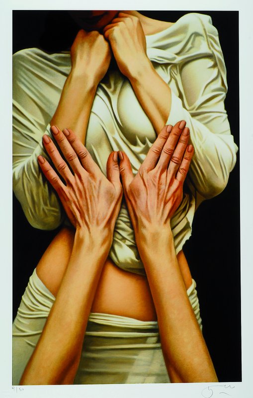 Willi Kissmer, geb. 1951 Duisburg, Giclee auf schwerem handgemachtem Baumwollpapier, handsigniert und nummeriert 9/50, Stempel Edition Galerie F, ca. ...
