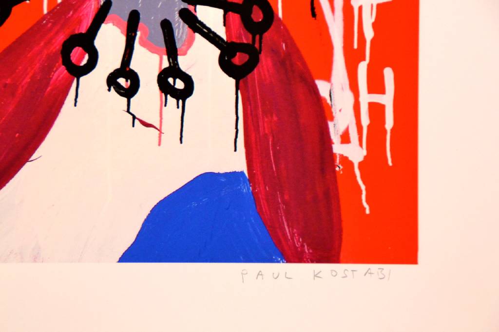 Detail a: Paul Kostabi, geb. 1962, "AMC Hotel", Giclee auf Bütten, 2013, handsigniert und nummeriert 65/75, ca. 39.5x50 cm, Blattgr. ca. 51.5x61 cm