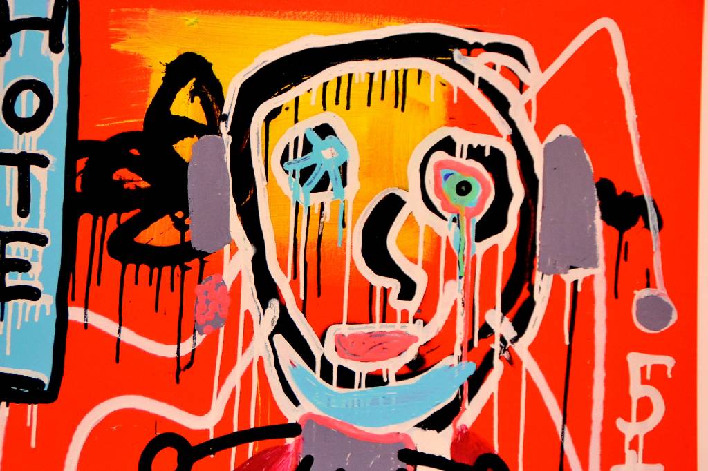 Detail c: Paul Kostabi, geb. 1962, "AMC Hotel", Giclee auf Bütten, 2013, handsigniert und nummeriert 65/75, ca. 39.5x50 cm, Blattgr. ca. 51.5x61 cm