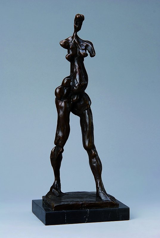 Bronzeskulptur, 2. Hälfte 20. Jh., Interpretation der Venus von Milo, bezeichnet Milo, auf Marmorsockel, unsigniert, H. 47 cm
