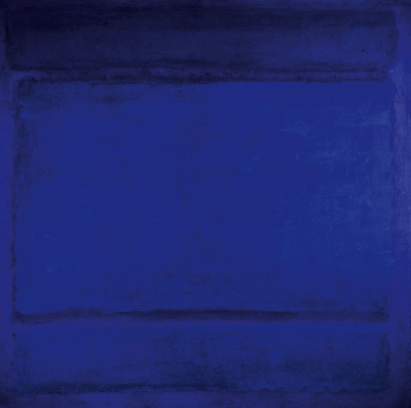 Gaston Galé, zeitgenössischer belgischer Künstler, abstrakte Komposition in Blautönen, Öl/Lwd., links unten signiert, ca. 100x100 cm, ...