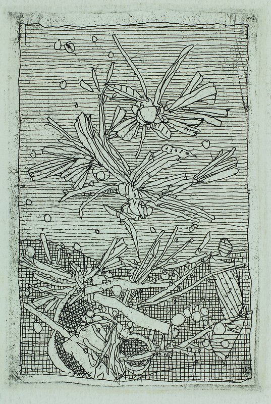 Detail a: Thomas Ranft, geb. 1945 Königsee, Konvolut aus 6 kleinformatigen Radierungen, davon einmal drucksigniert, Plattengr. bis ca. 7.5x4.4 cm, teilw. ...