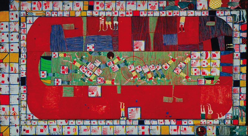 Friedensreich Hundertwasser, 1928-2000, Konvolut aus drei Farbgranolithographien, aus dem WVZ von Wieland Schmied, herausgegeben von Werner Hoffmann, ...