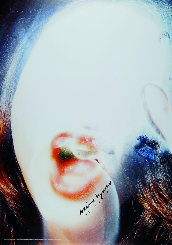 David Lynch, geb. 1946, "Emily Scream", Farboffset auf festem Karton, handsigniert, nur wenige handsignierte Exemplare, ca. 84x59.5 cm