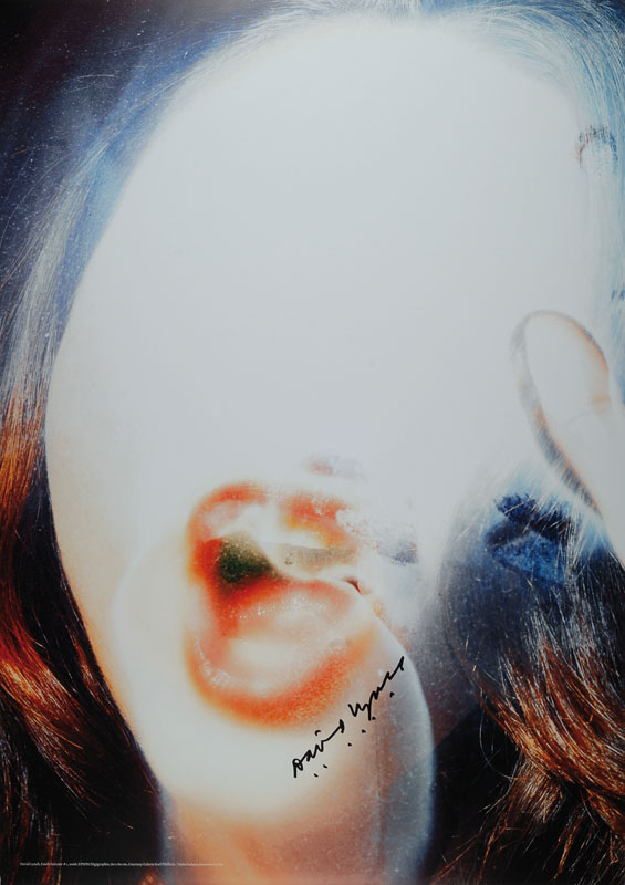 David Lynch, geb. 1946, "Emily Scream", Farboffset auf festem Karton, handsigniert, nur wenige handsignierte Exemplare, ca. 84x59.5 cm