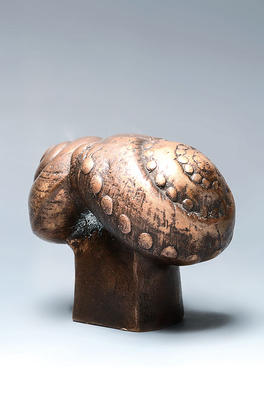 Gernot Rumpf, geb. 1941 Kaiserslautern, Bronzefigur, monogrammiert GR, Stempel Kunstguss Strehle, H. ca. 8.5 cm