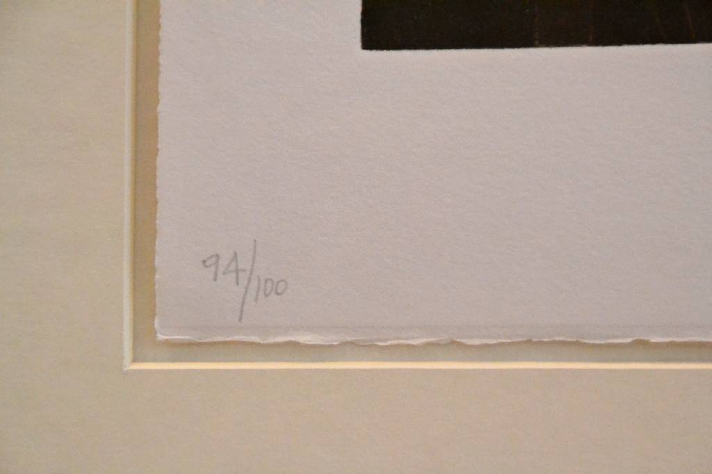 Detail b: Amandeo Garbino, 1922-2004, Farblithografie, handsigniert, nummeriert, datiert 1992, ca. 30x23 cm, Rahmen