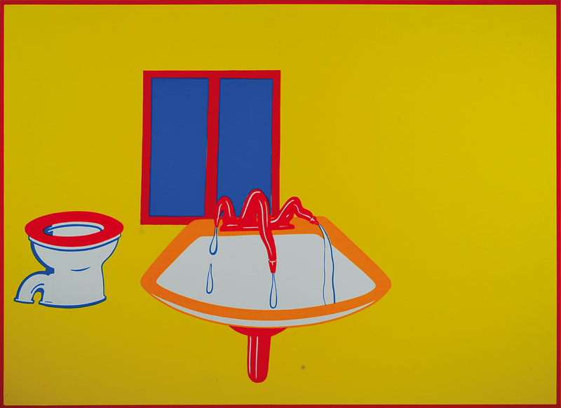 Uwe Lausen, 1941-1970, von 1968, Stoffwechsel, eine Serigraphie auf Kunststoff, verso signiert und num. 49/80 Lausen 68, 47.5 x 60 cm