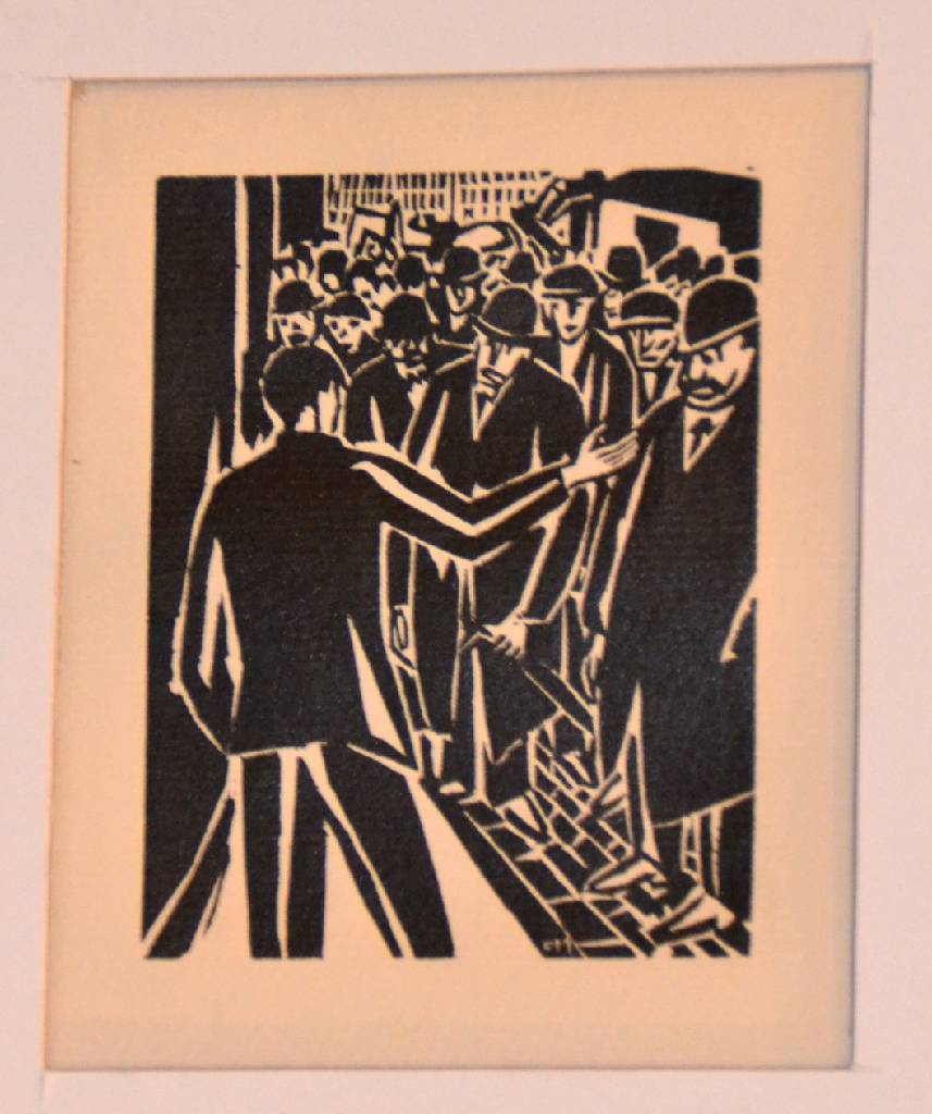 Detail e: Frans Masereel, 1889-1972, 6 Holzschnitte, aus dem Stundenbuch, im Stock monogrammiert, je ca. 9x7 cm