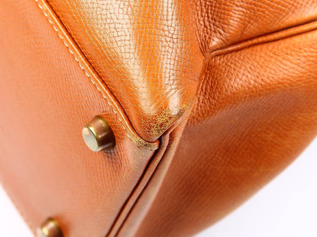 Detail f: HERMES Kelly Bag "35 Gold Togo Leather", sattelbraunes Leder, Beschläge und Monturen Metall verg., Schulter- und Trageriemen ...