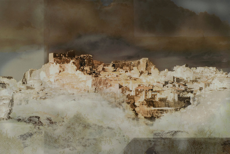 R. Dista, zeitgenössischer Künstler, "Etude provencale Les Baux", Farblithographie, handsigniert und datiert 2006, unten links bez., ca. ...