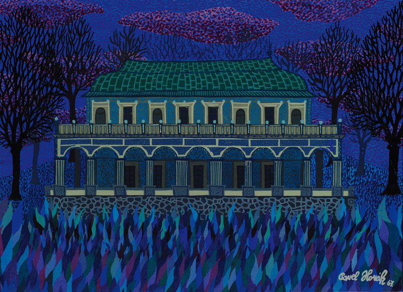 Pavel, Horak, geb. 1934, naiver tschechischer Künstler, tätig in Ortenburg, hatte zahlreiche Ausstellungen Belvedere- Pavillon der Königin Anna, ...