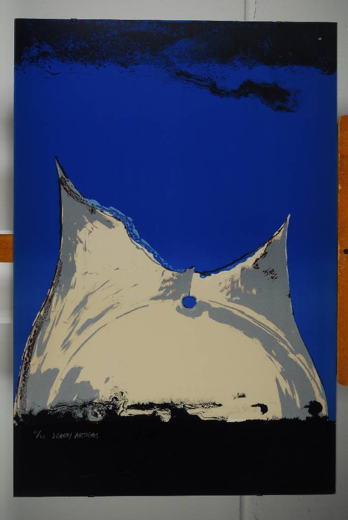 Joan Gardy Artigas, geb. 1938, Farblithographie, handsigniert und nummeriert 31/75, ca. 86.5x59 cm, unter Glas
