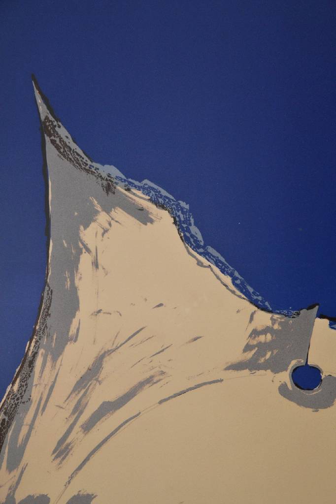 Detail b: Joan Gardy Artigas, geb. 1938, Farblithographie, handsigniert und nummeriert 31/75, ca. 86.5x59 cm, unter Glas