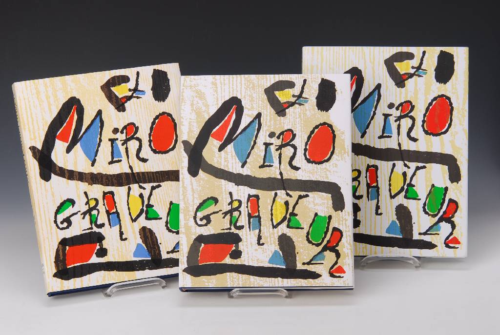 Miro Radierungen, Werkverzeichnis, 3 Bände von Jacques Dupin, Band I: 1928-1960, Band II: 1961-1973, Band III: 1973-1975, jeweils auf Deutsch, je ...