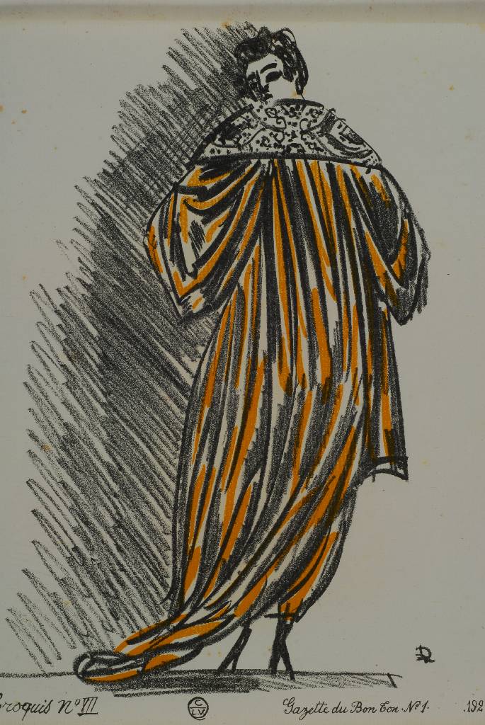 Raoul Dufy, 1877-1953, "Croquis de Modes par Raoul Dufy", acht Lithographien mit Umschlag, je im Druck monogrammiert und datiert 1920, je ...
