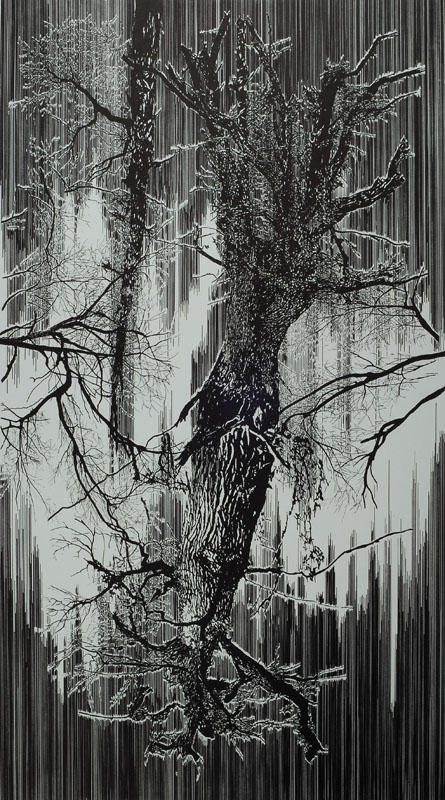 Yehudit Sasportas, geb. 1969, Lithografie auf dickem Velin, handsigniert und nummeriert 11/35, aus 2008, ca. 98x66,5 cm
