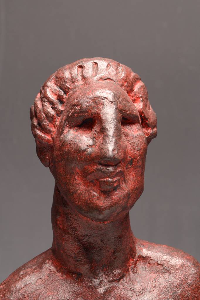 Detail c: Markus Lüpertz, geb. 1941, männlicher Torso, Bronzeskulptur, signiert und nummeriert 16/950, mit Punze der Gießerei Schmäke in Düsseldorf, ca. ...