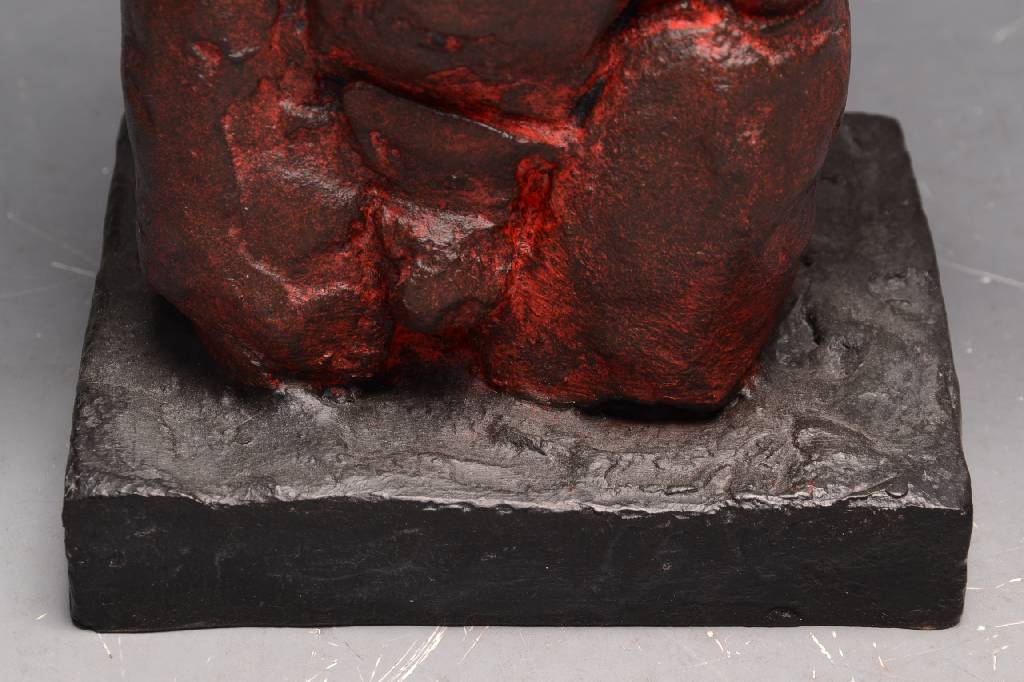 Detail e: Markus Lüpertz, geb. 1941, männlicher Torso, Bronzeskulptur, signiert und nummeriert 16/950, mit Punze der Gießerei Schmäke in Düsseldorf, ca. ...