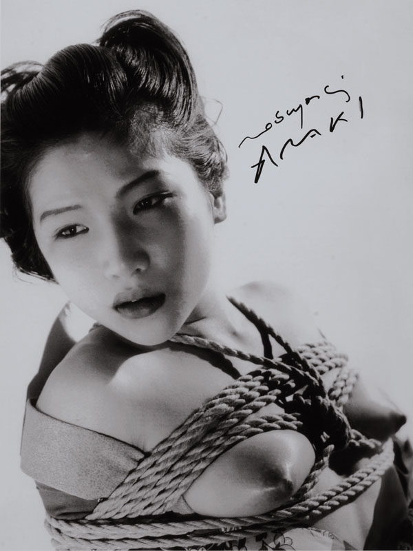 Nobuyoshi Araki, geb. 1940 Tokio, s/w Fotografie, handsigniert, ca. 40x30 cm