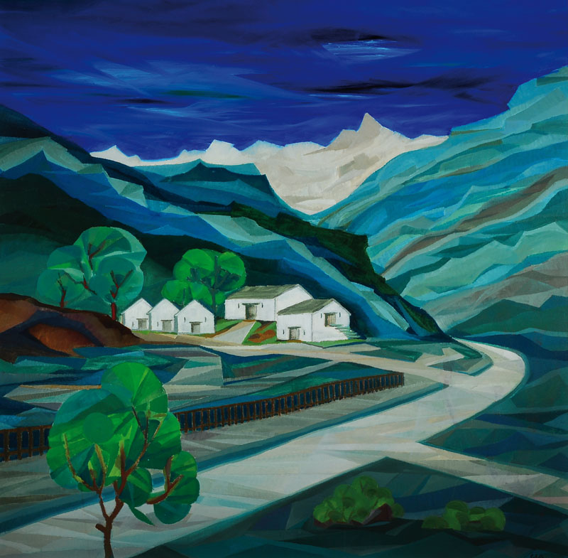 Eugeniusz Zygfryd Olszewski, 1924-2011, urspr. Architekt, 1980 Übersiedlung nach Italien, mehrere Ausstellungen, in der Schweiz und Italien, hier: ...