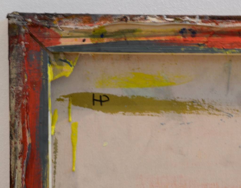 Detail c: Heiko Pippig, geb. 1951 Mosbach, "Der Läufer", rückseitig monogrammiert HP, Acryl/Lwd., mit Zertifikat, ca. 165x145 cm