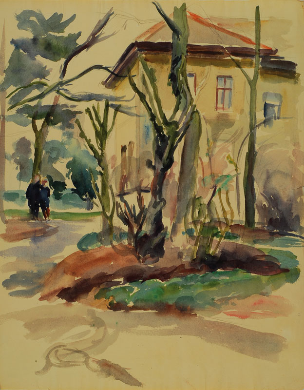 Alexander Rihm, 1904-1944, Studium an den Akademien Karlsruhe und Berlin bei Meid, Orlik und Slevogt, hier: drei Aquarelle: Münster Konstanz, sign. ...