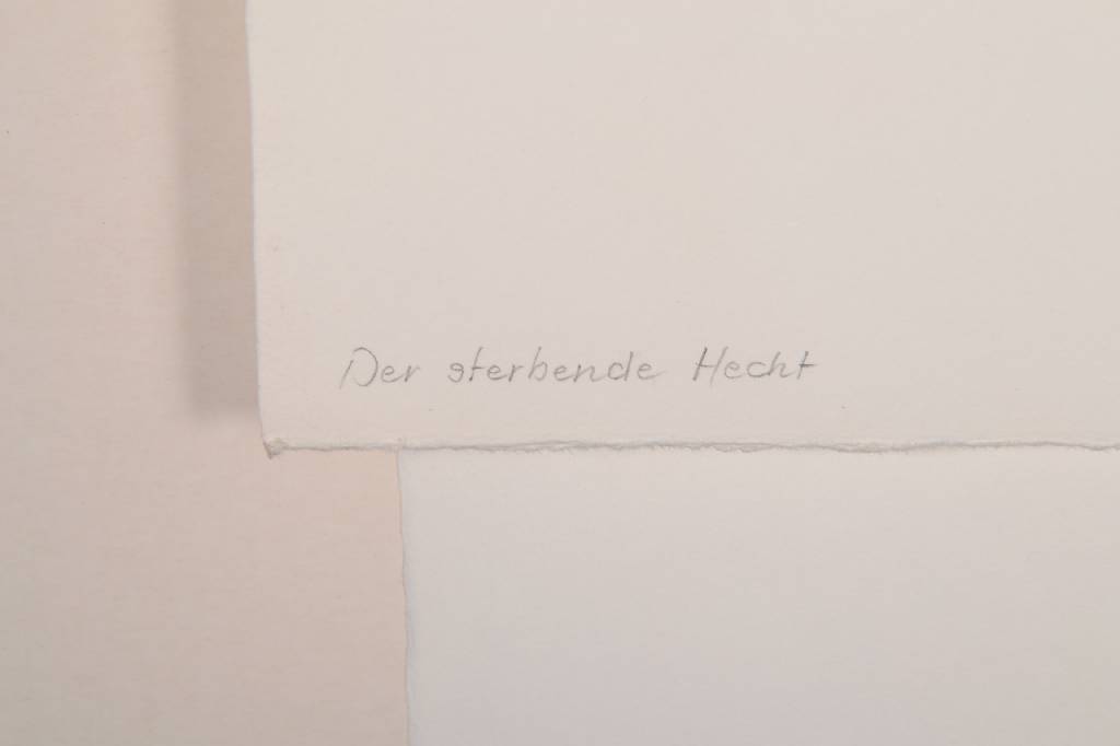 Detail b: A.Paul Weber, 1883-1980, Konvolut aus zwei Radierungen, "Der sterbende Hecht" und "Die Meister", je drucksigniert und ...