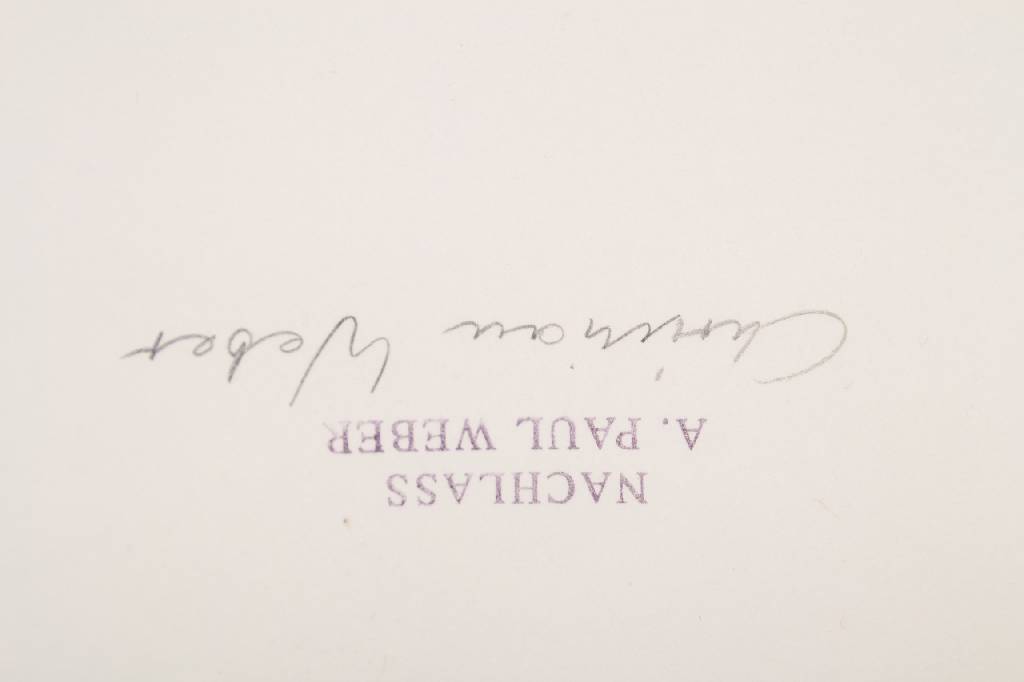 Detail c: A.Paul Weber, 1883-1980, Konvolut aus zwei Radierungen, "Der sterbende Hecht" und "Die Meister", je drucksigniert und ...