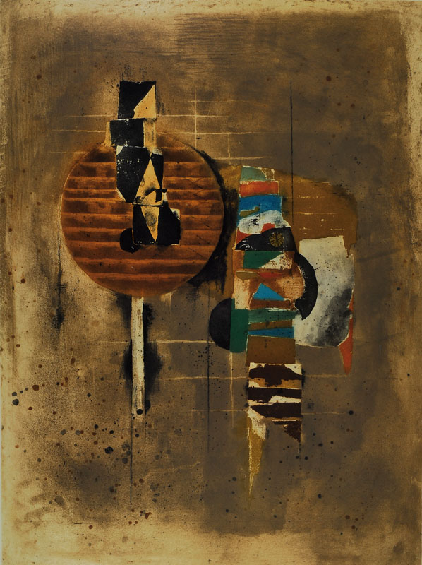 Johnny Friedländer, 1912-1992, Farbradierung, handsigniert, num. 29/95, ca. 75x56cm, unter Glas, Rahmen