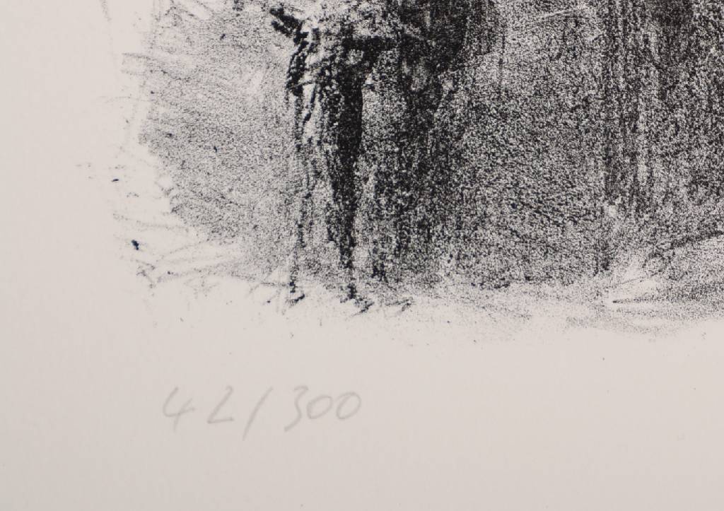 Detail b: Bernhard Heisig, 1925-2011, Das Volk sind wir, Lithographie von 1989, handsigniert und num. 42/300, ca. 34.5x43cm
