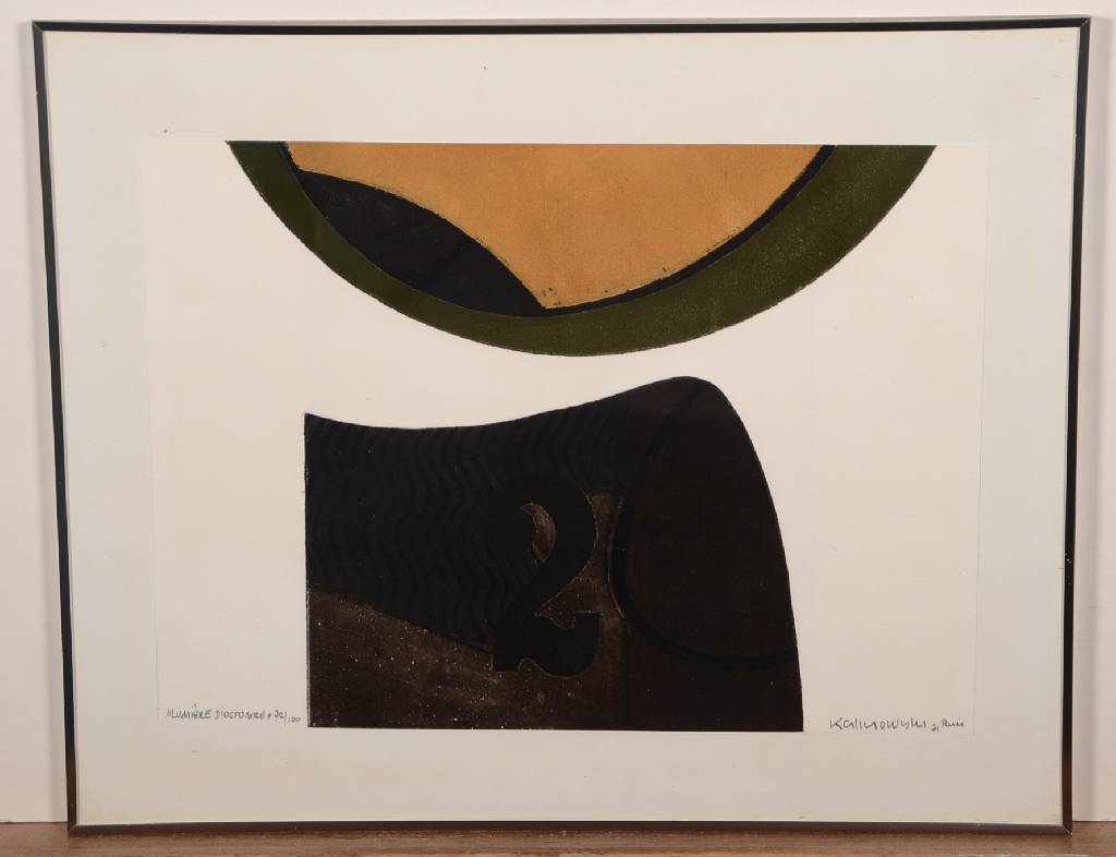 Detail c: Horst Egon Kalinowski, 1924-2013, Konvolut aus drei Radierungen, jeweils handsigniert und nummeriert, Auflage 100, jeweils datiert 71 und betitelt, ...
