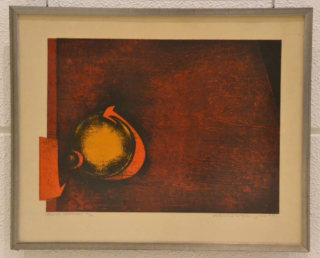 Detail a: Horst Egon Kalinowski, 1924-2013, "Ardeur Continue", Farblithographie, handsigniert und nummeriert 64/100, datiert 67, ca. 62x77,5 cm, ...