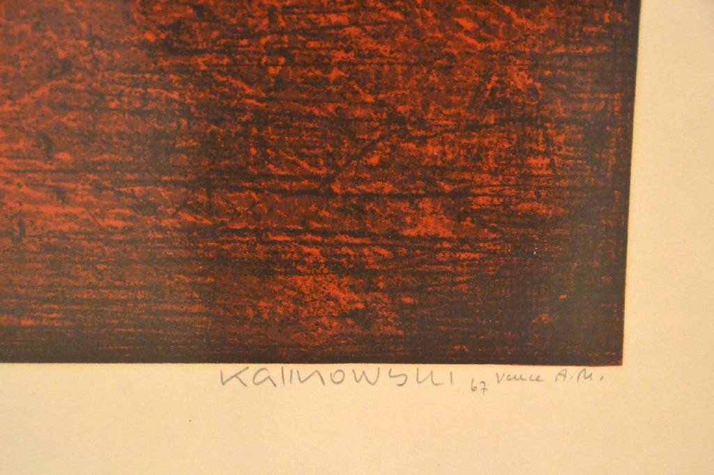 Detail c: Horst Egon Kalinowski, 1924-2013, "Ardeur Continue", Farblithographie, handsigniert und nummeriert 64/100, datiert 67, ca. 62x77,5 cm, ...