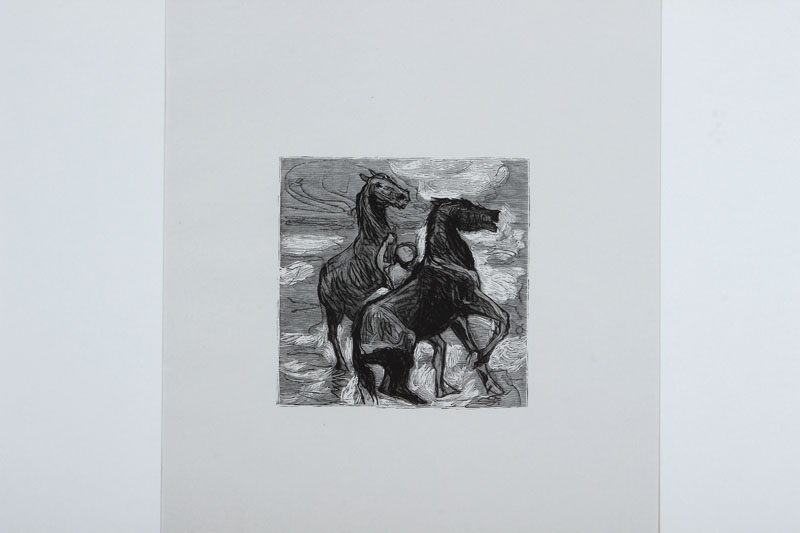 Detail a: Max Liebermann, 1847-1935, Konvolut aus zwei orig. Holzschnitten auf Bütten, aus: 30 Holzschnittzeichnungen, Hoberg, Heyder Berlin 1922, PP, ca. ...