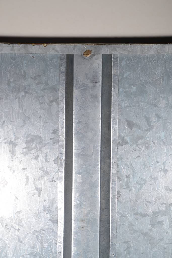 Detail a: Unbekannter zeitgenössischer Künstler, Abstrakte Komposition, Mischtechnik/Acryl auf Metall, ca. 98,5x78 cm