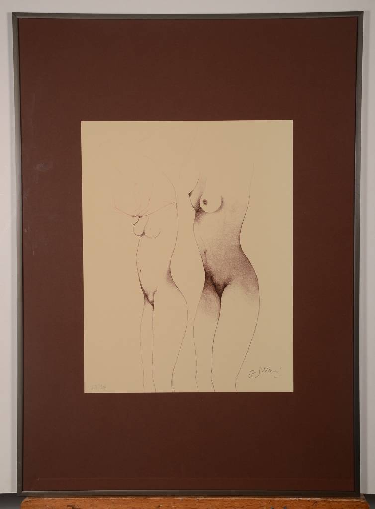 Detail e: Bruno Bruni, geb. 1935 Gradara/Italien, drei Farblithographien, alle handsigniert und nummeriert 369/500, je ca. 40x30 cm, unter Glas gerahmt