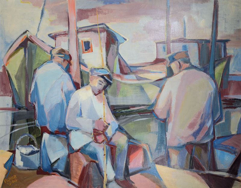 Benno Eicher, 1910-1998 Ludwigshafen, Studium in München, Mitglied der Pfälzer Künstlergenossenschaft, Gründungsmitglied der Künstlervereinigung ...