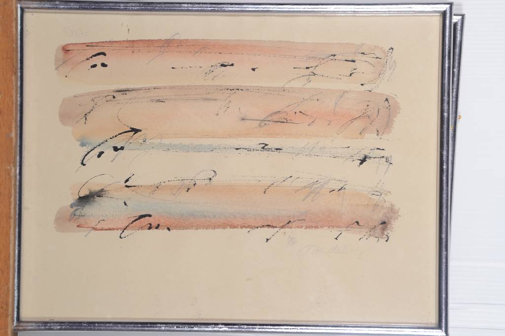 Eleonore Fuchs-Heidelberg, 1946 Heidelberg - 2012 Berlin, Konvolut aus zwei Aquarellen auf gebräuntem Papier, je signiert und datiert 86, ca. 24x32 ...