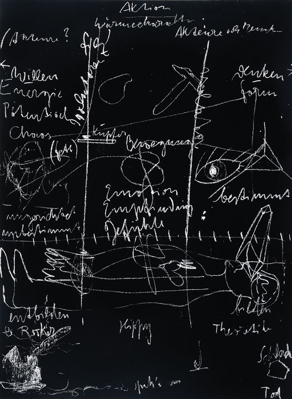 Joseph Beuys, 1921-1986, Lithographie, handsigniert, ca. 86,5x61 cm