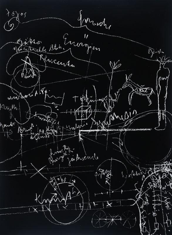 Joseph Beuys, 1921-1986, Lithographie, handsigniert, ca. 86,5x61 cm
