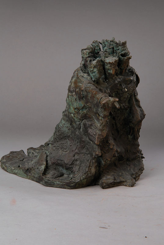 Franz Werner Müller-Steinfurth, zeitgen. Bildhauer in Speyer, Gruppe der salischen Kaiser, Bronzeskulptur, H. ca. 30cm