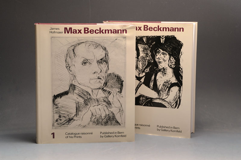 Max Beckmann, Catalogue raisonne of his Prints, Werkverzeichnis, 2 Bände von James Hofmaier, Band 1: 1900-1920, Band 2: 1921-1948, jeweils auf ...