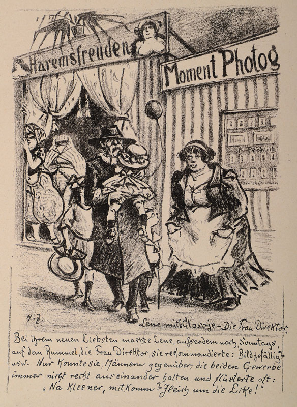 Heinrich Zille, 1858 Radeburg - 1929 Berlin, Konvolut aus drei Lithographien, "Ruhende auf einer Bank", "Berlin N.O." und ...