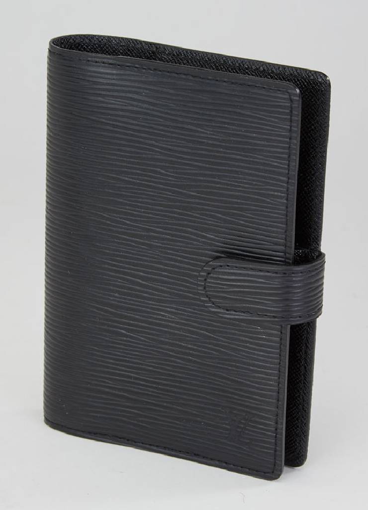 Agenda Fonctionnel PM LOUIS VUITTON, schwarzesEpi Leder, ehem. NP EUR 290.- ohne Einlage und Stift, ca. 14.5 x 10.5 cm, guter Zustand