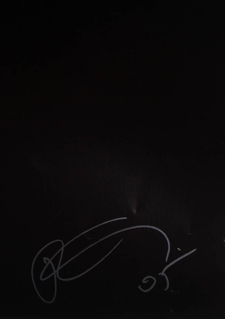 Detail a: Robert Longo, geb. 1953, Siebdruck, handsigniert und datiert 05, mit Beschädigungen, Blattgr. ca. 98x69 cm