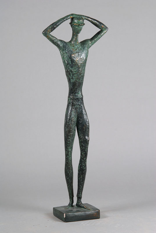Franc Dorothy Eppinger, geb.1910 Providence, studierte in München bei Josef Wackerle und Berhard Blecker, hier: stiltypische archaisierende Figur ...