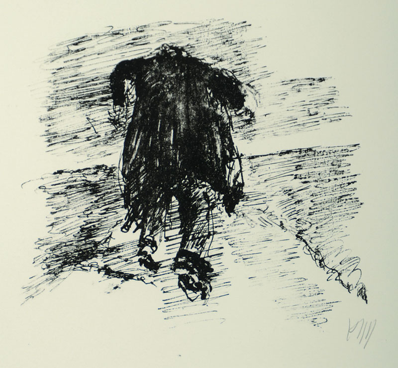 Bernhard Heisig, 1925-2011, Lithographie, handsigniert, Motiv ca. 14x16 cm, Blattgr. ca. 46x34 cm, unter Glas gerahmt